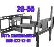 Кронштейн для ТВ с поворотом 26"- 55" дюймов до 50 кг Двойной