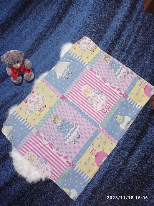 Poszewka na kołdrę 90cmx 130cm dziecięca laleczki lalki do łóżeczka