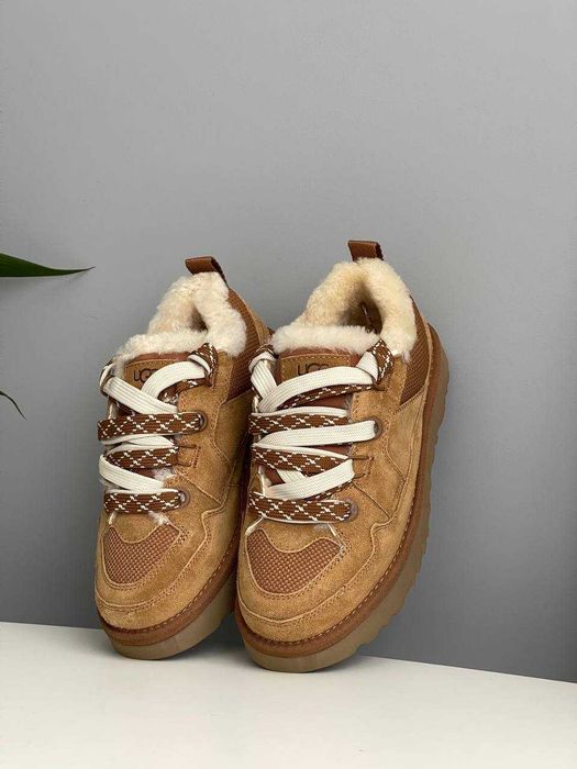 Уггі UGG Lo Lowmel Sneaker FUR Угг Лоумел 3 кольори (36-41)
