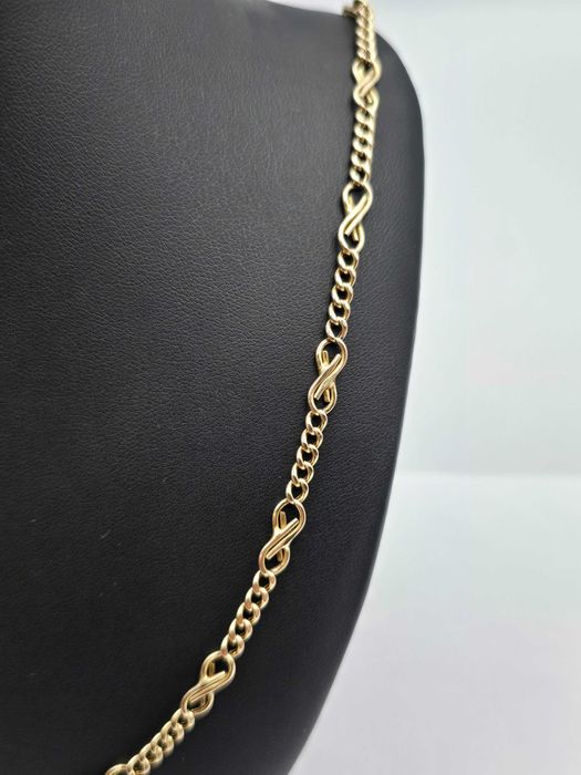 Złoty łańcuszek pr.585 "Pancerka" pr. 585 14k |PLUS LOMBARD Kłodzko