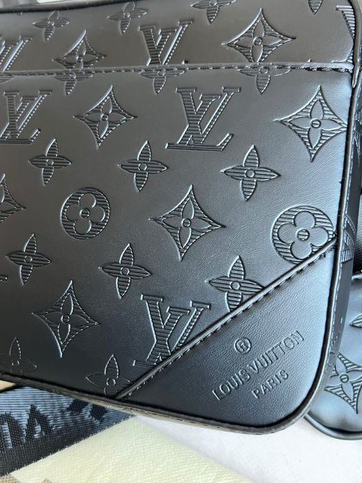Сумка чоловіча чорна Louis Vuitton Duo луи витон 2в1 монетниця мужская