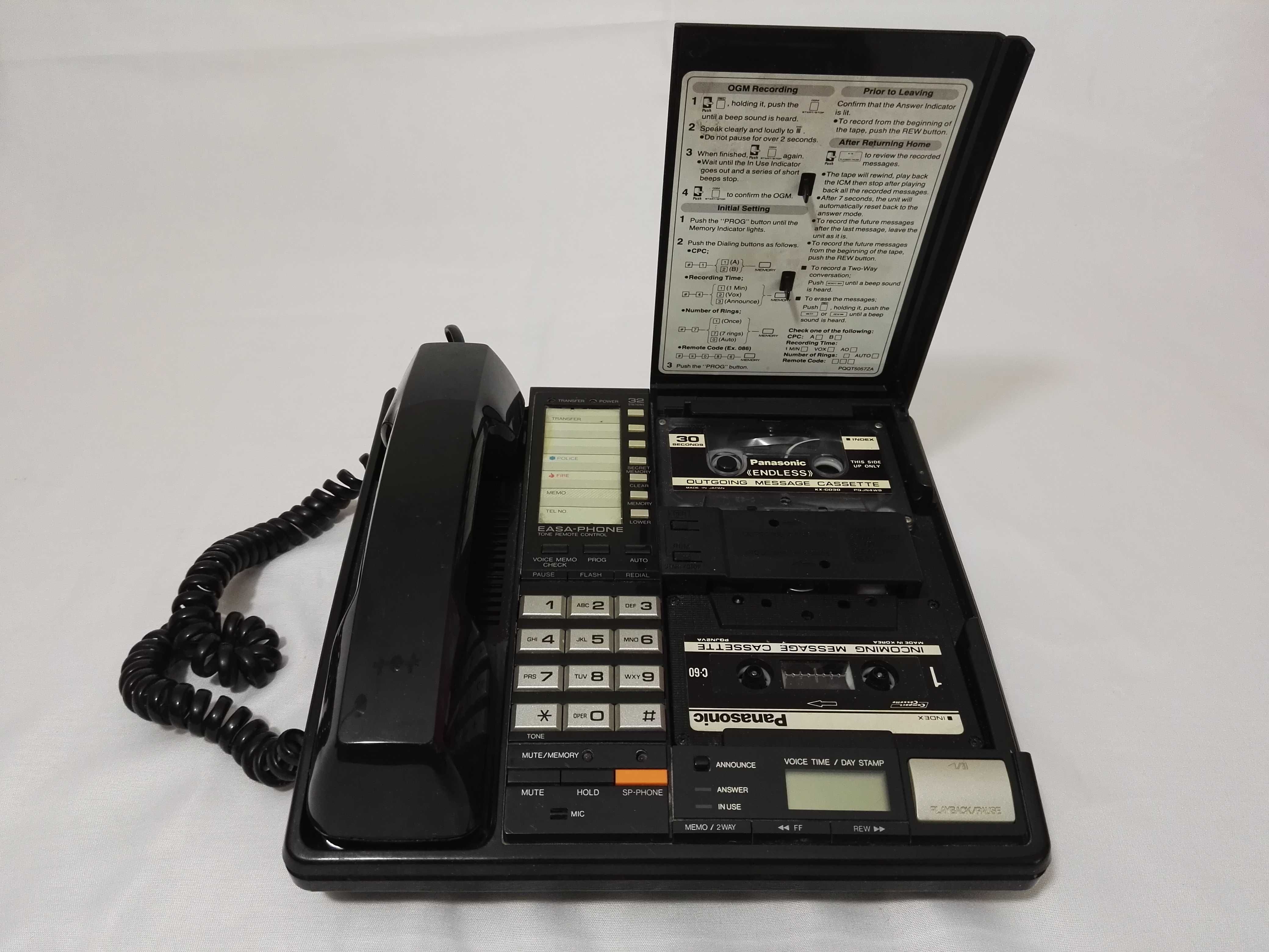 PANASONIC KX-T2432 automatyczna sekretarka telefon stacjonarny 80 PRL