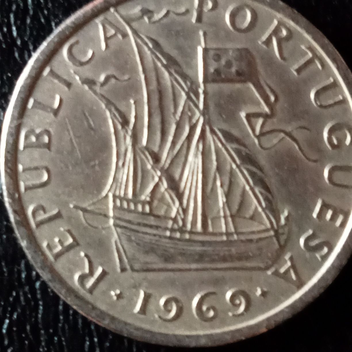 moeda 5.00 cupro -niquel 1969