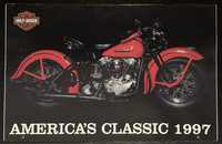 Официальный календарь Harley Davidson America’s Classic 1997 - винтаж!