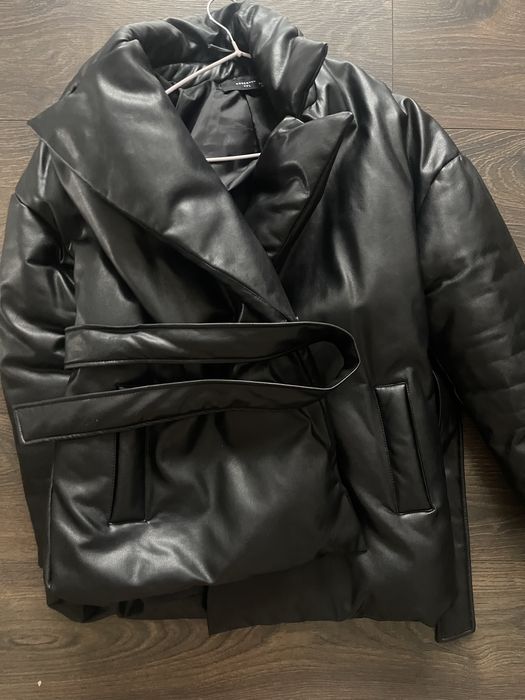 Куртка жіноча зимова з еко шкіри