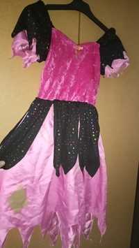 Dwustronna sukienka bal karnawałowy