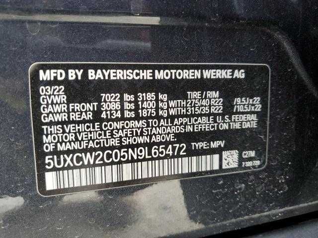 BMW X7 Xdrive 40I 2022