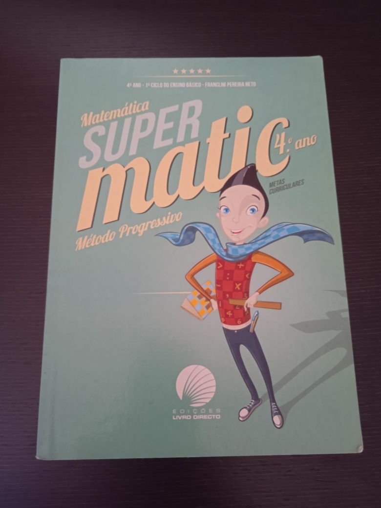 Manual de Matemática Super Matic 4 º ano