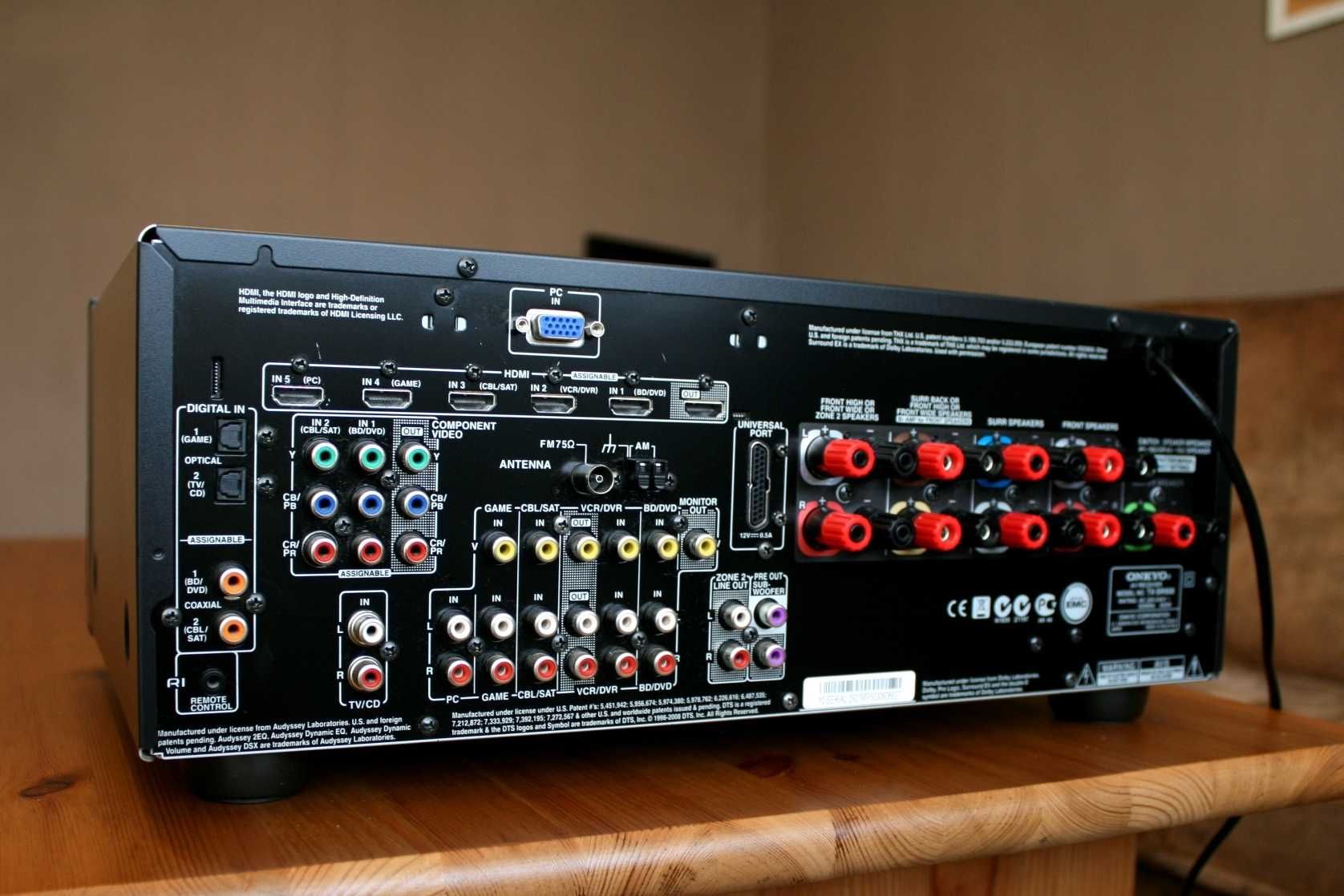Mocny amplituner Onkyo TX Sr 607 wzmacniacz 140 watt