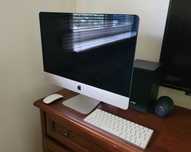 JAK NOWY! Apple iMac 2019, 21,5" 4K! RETINA! + klawiatura i mysz