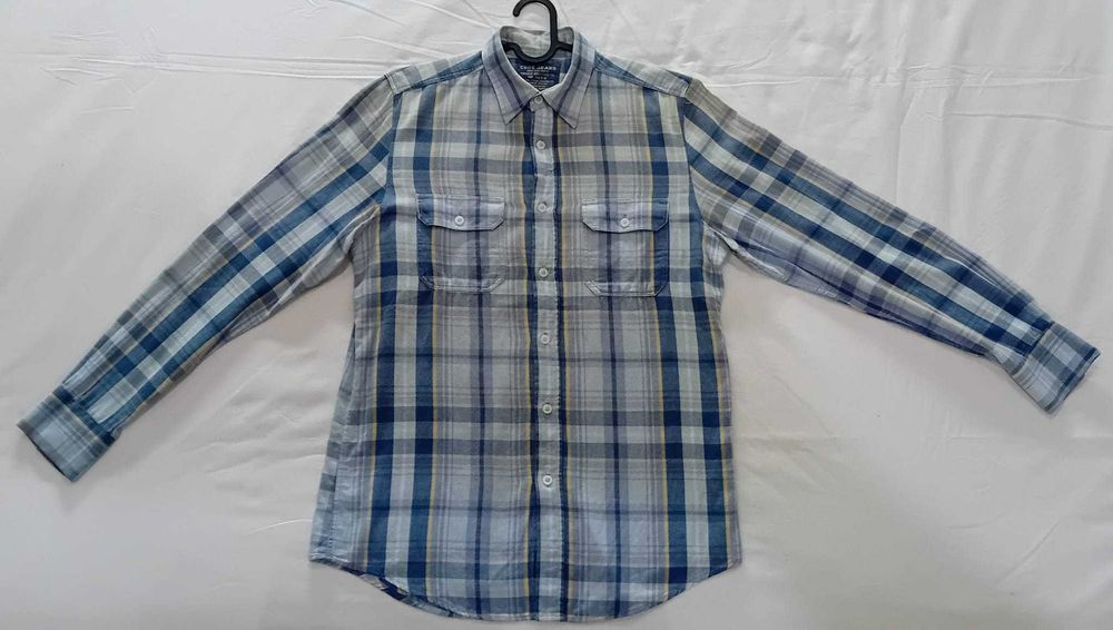 Camisa Code Jeans Azul - NEGOCIÁVEL