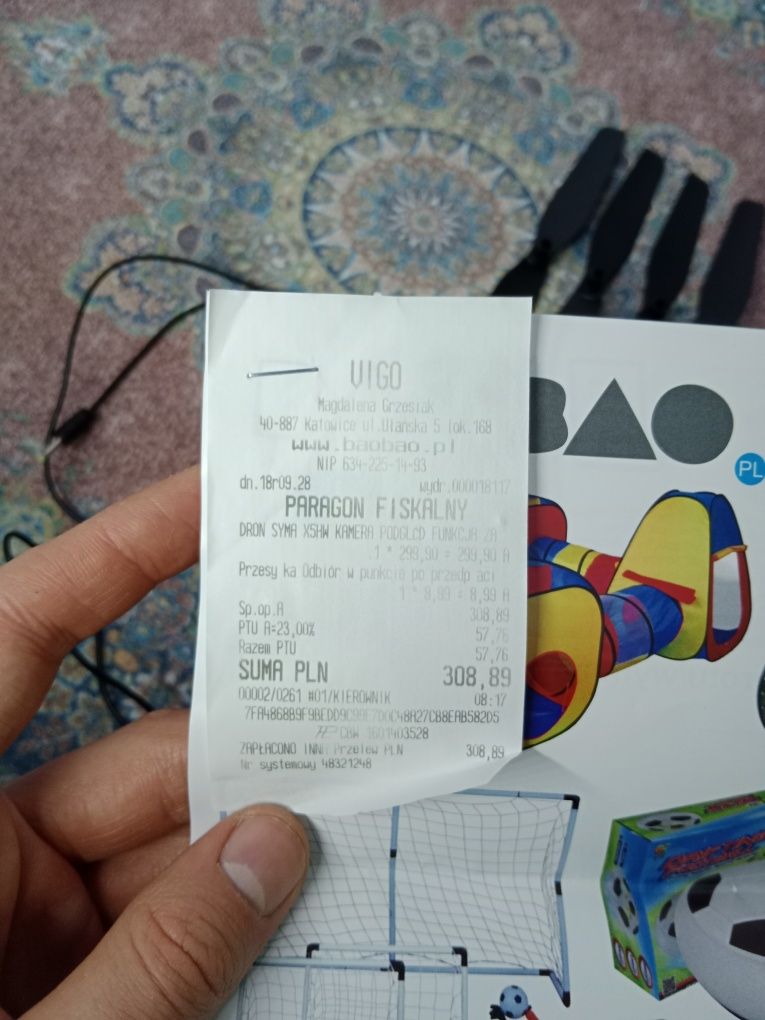 Dron Syma FPV Real-Time X5HW-1