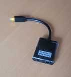 Adapter rozdzielacz splitter optyczny Toslink 1x2