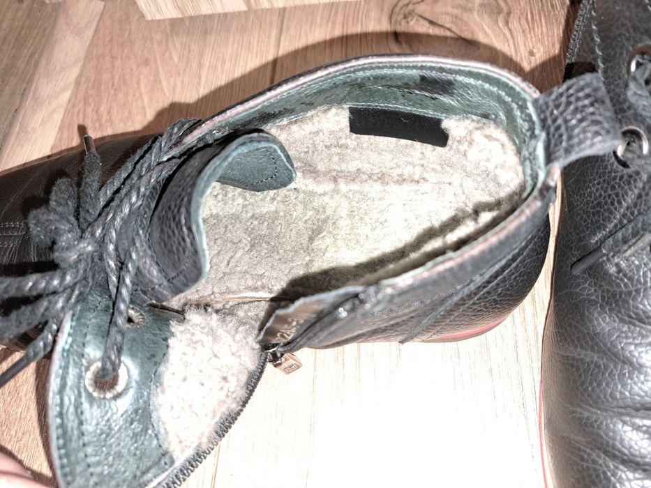 Ботинки зимние на цигейке. Miratti. Туфли. Кожа.