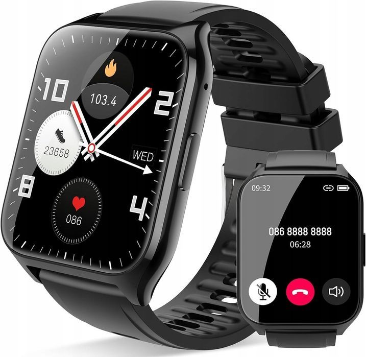 Aycy MT65 Smartwatch zegarek fitness 1.85'' IP68 Bluetooth Android iOS