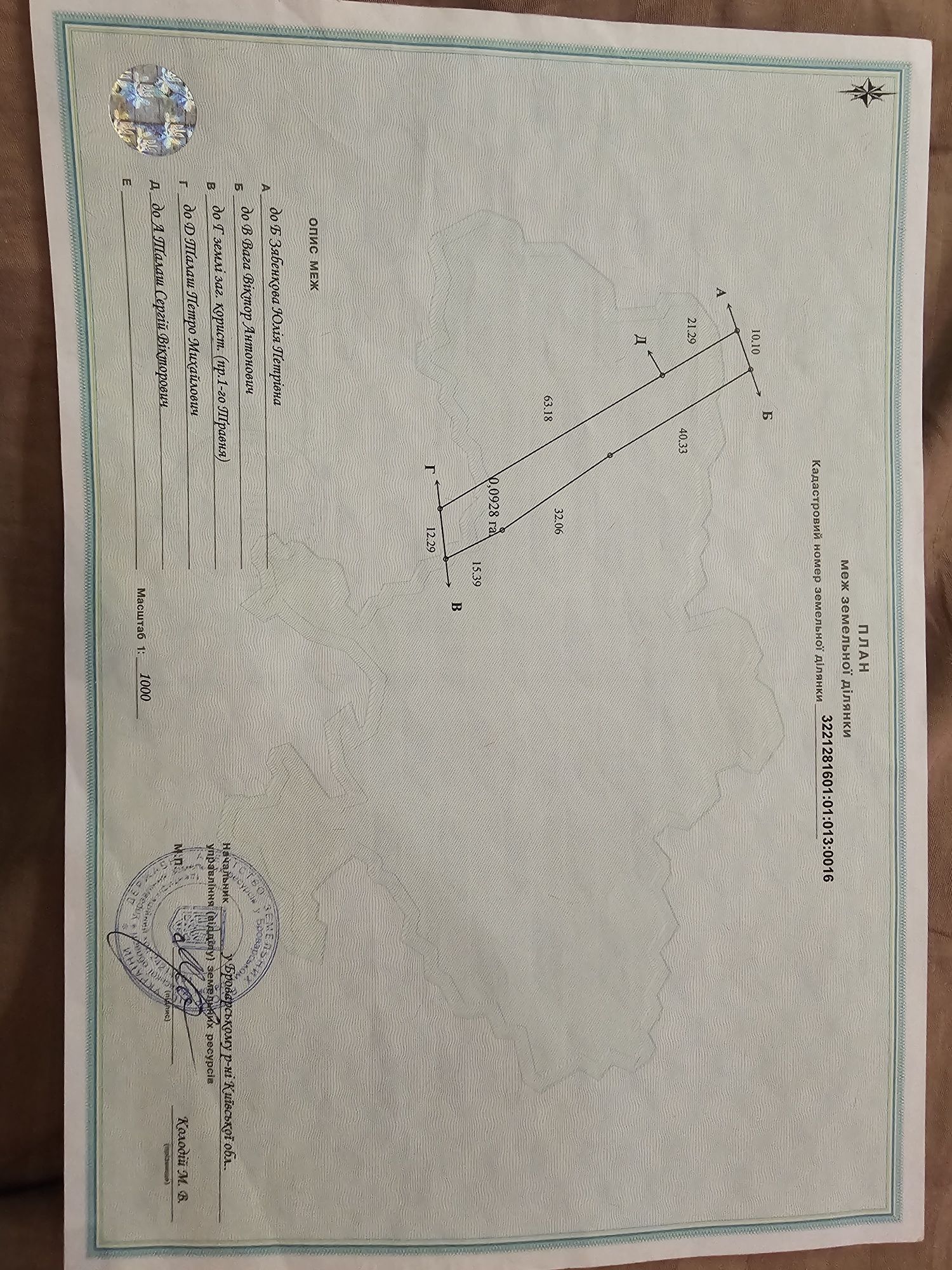 Земельна ділянка 9.3 соти , село гоголев