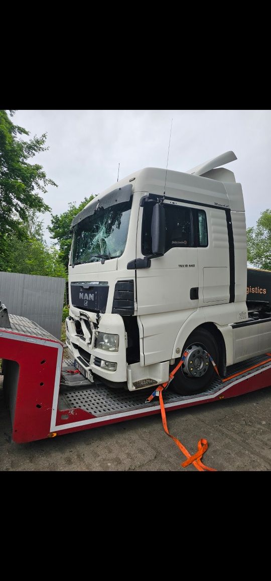 Sprzedam Man tgx 440KM 2012r uszkodzony