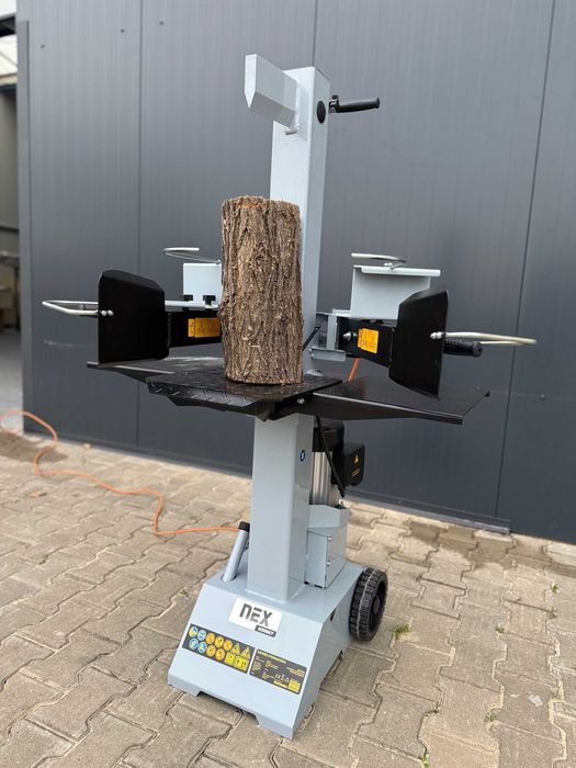 Łuparka pionowa hydrauliczna NEX 8 ton silnik 3kW solidna konstrukcja