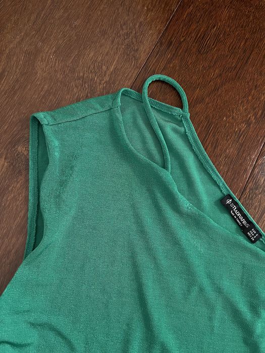 Top verde Stradivarius