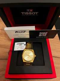 Zegarek męski Tissot prx 35 mm złoty quartz gwarancja