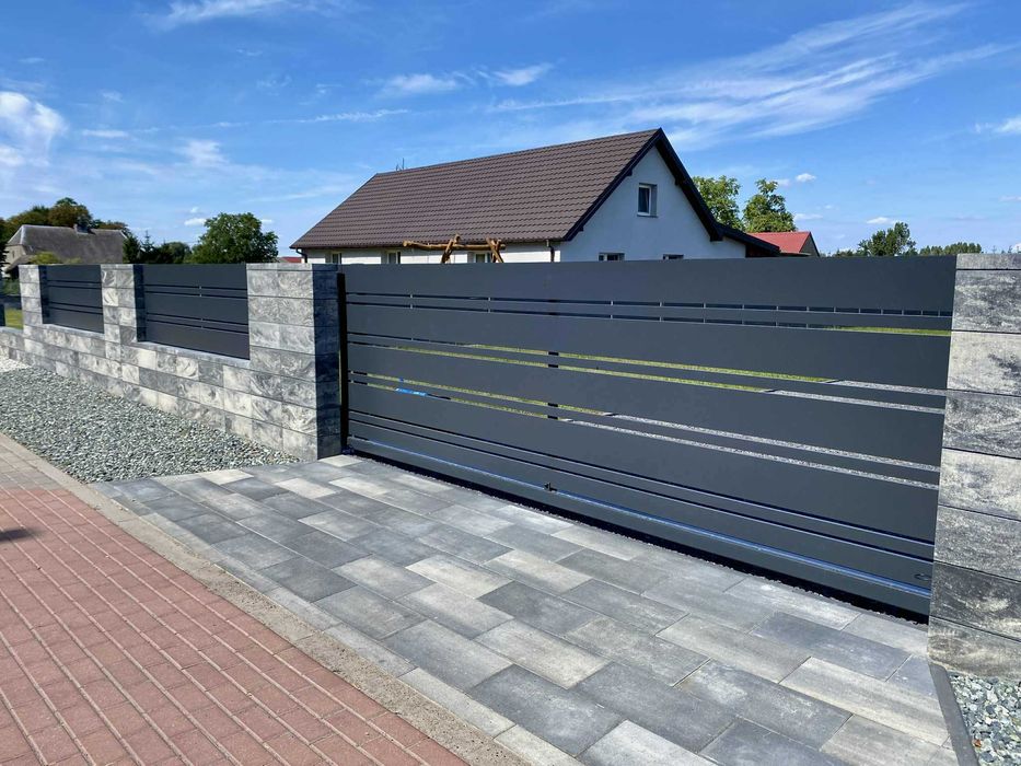 Ogrodzenia aluminiowe - Brama, przęsła, furtka, balustrada