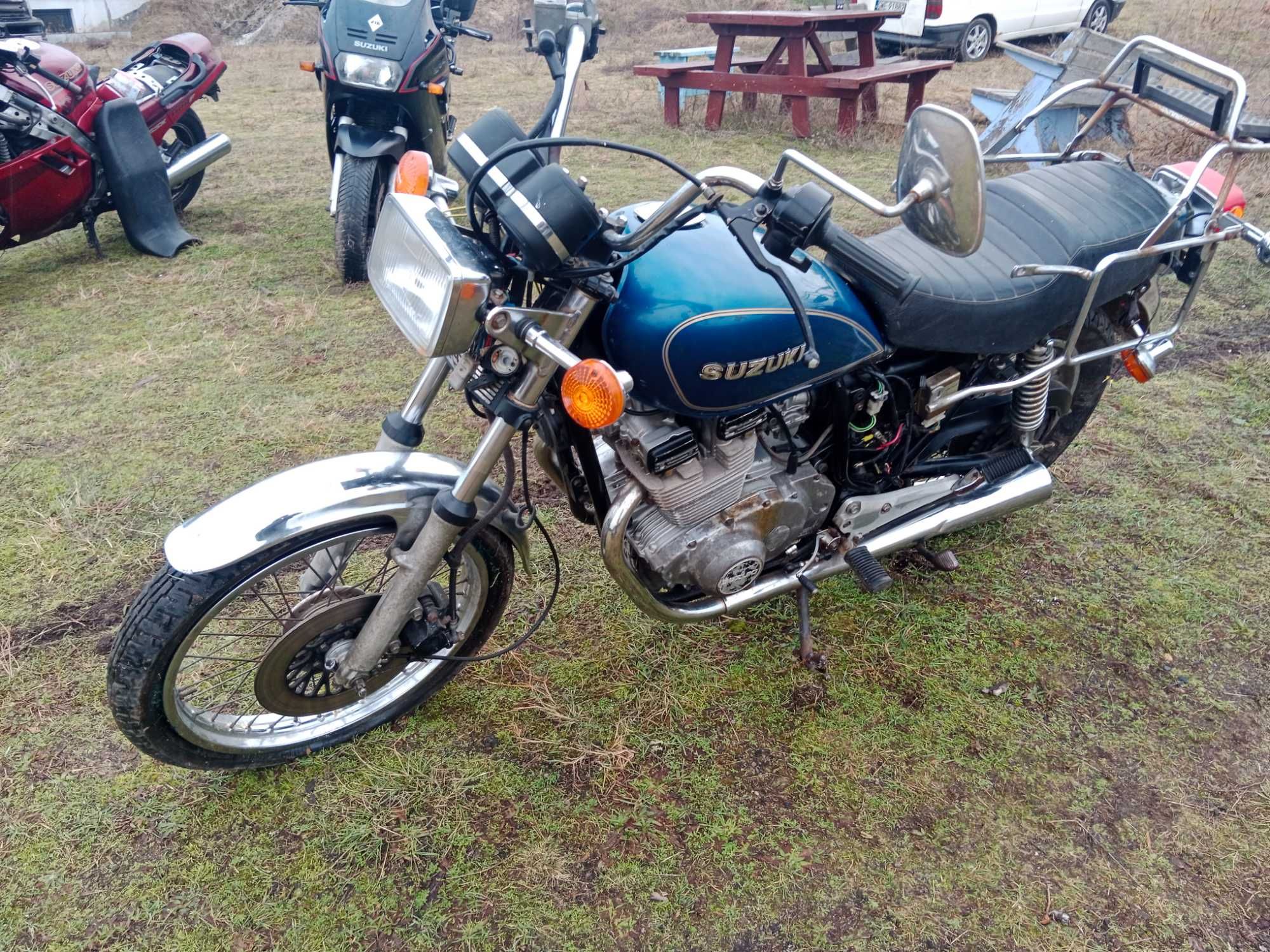Suzuki gs400 gs 400 silnik lagi moduł felga gaźniki tarcza bak części