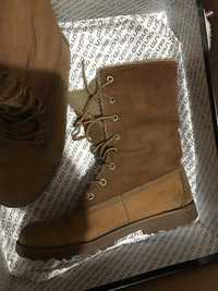 Тимберленды женские ботинки натуральные