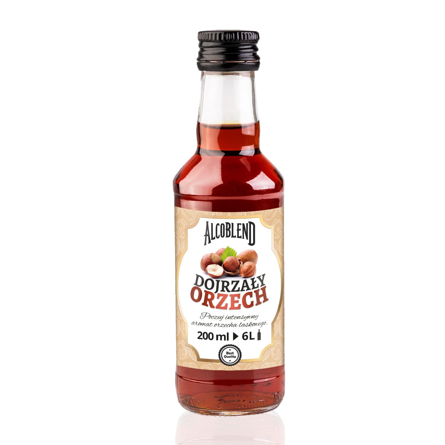 Zaprawka - esencja do alkoholu ALCOBLEND - Dojrzały Orzech - 200 ml