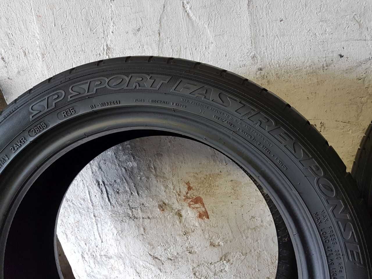 Dwie Opony letnie 195/50R15 6mm Dunlop SP Sport FastResponse