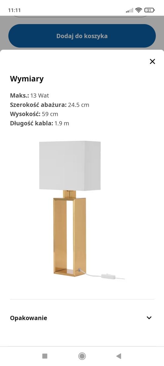 Lampa Ikea Stilje
