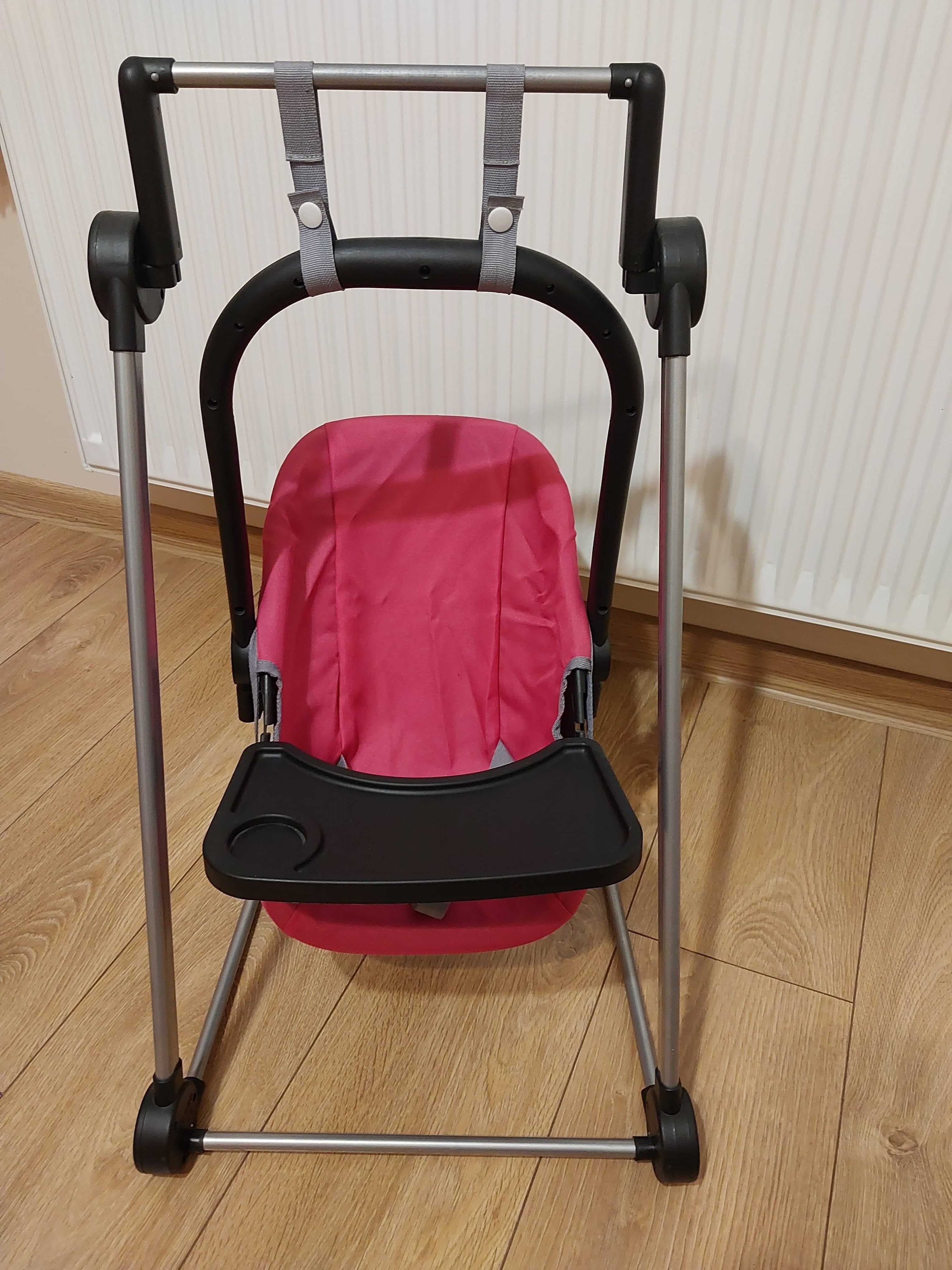 Sprzedam wózek głęboki i krzesełko do karmienia lalek Chicco