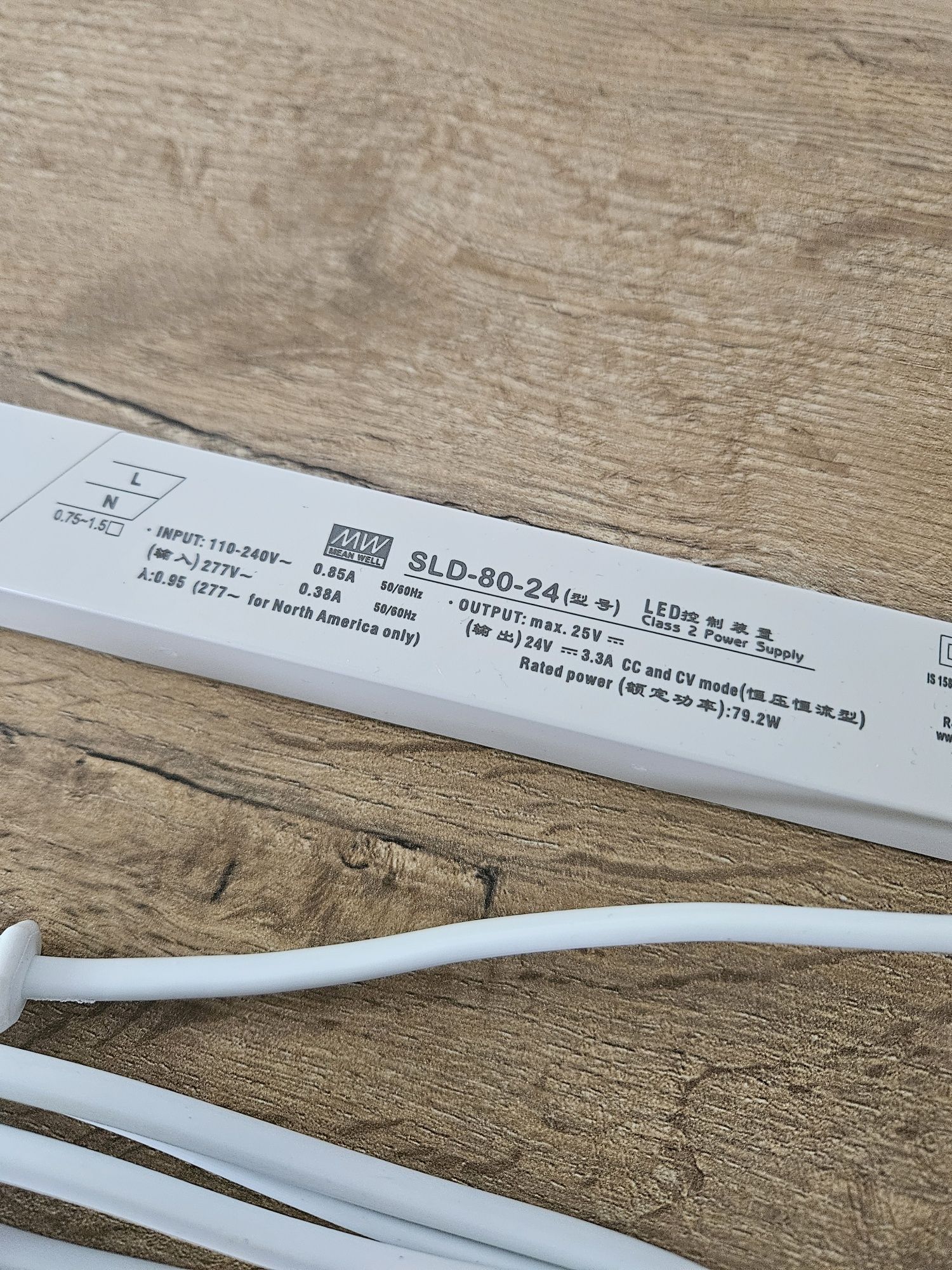 Zasilacz LED 80W 24V 3.3A SLD-80-24 MEAN Well