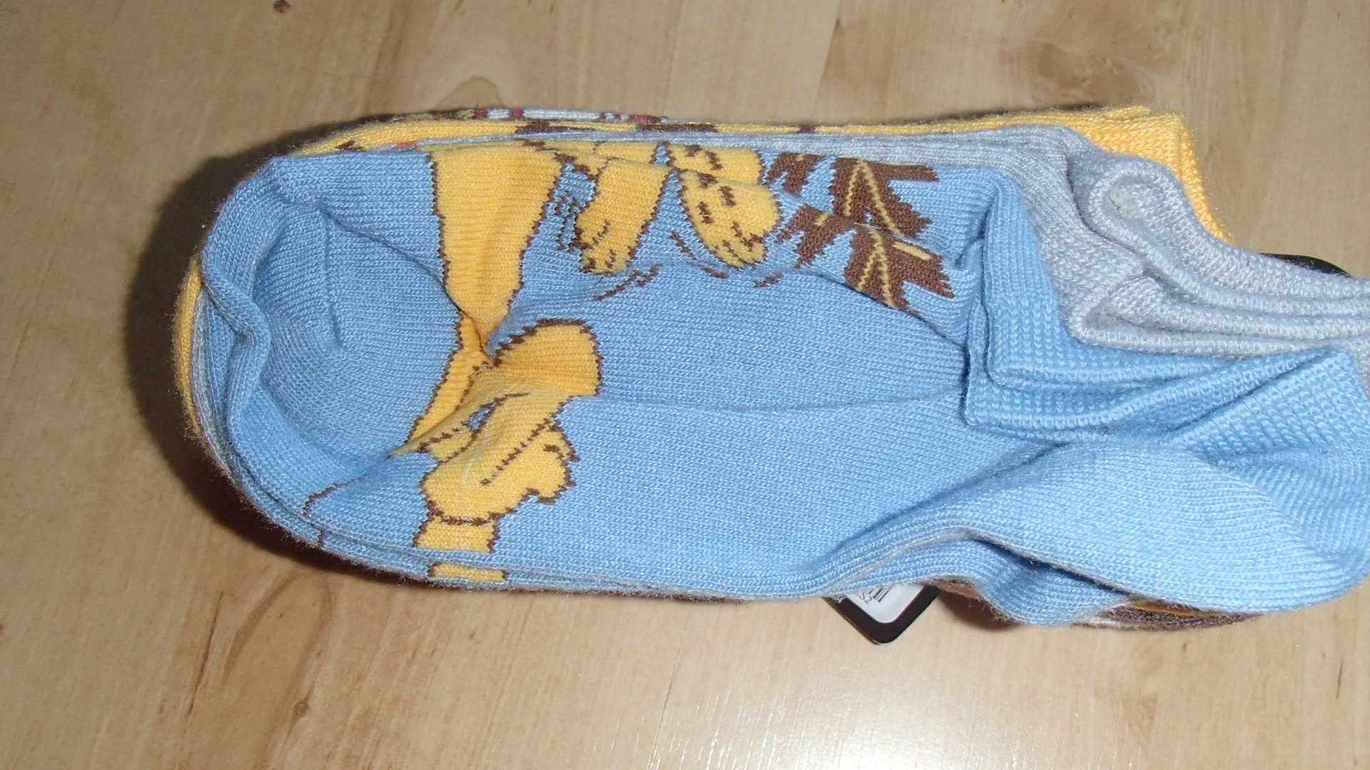 Nowe skarpetki/stopki Disney 9 par