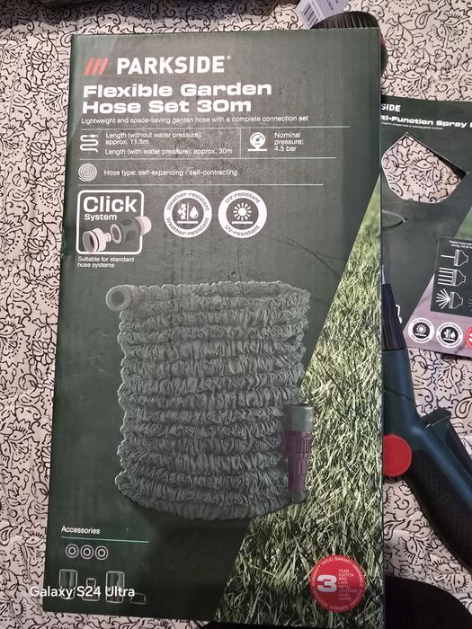 Elastyczny wąż ogrodowy 30 m  + natrysk  NOWY