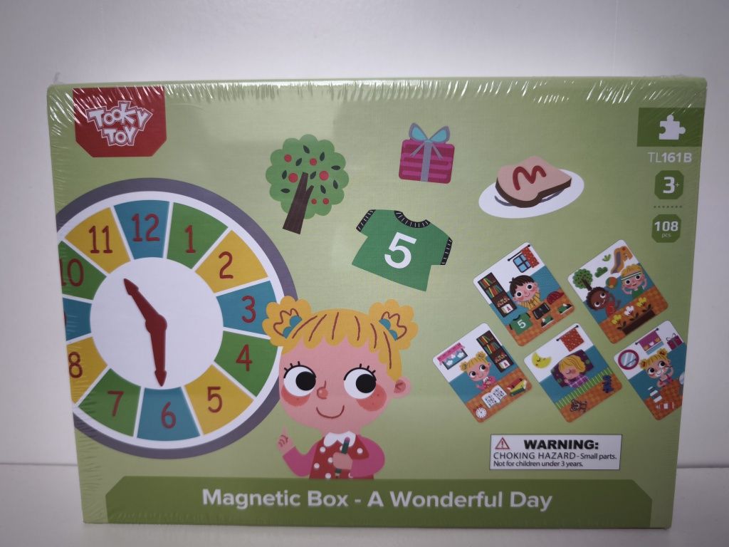 TOOKY TOY Puzzle Drewniane Pudełko Magnetyczne