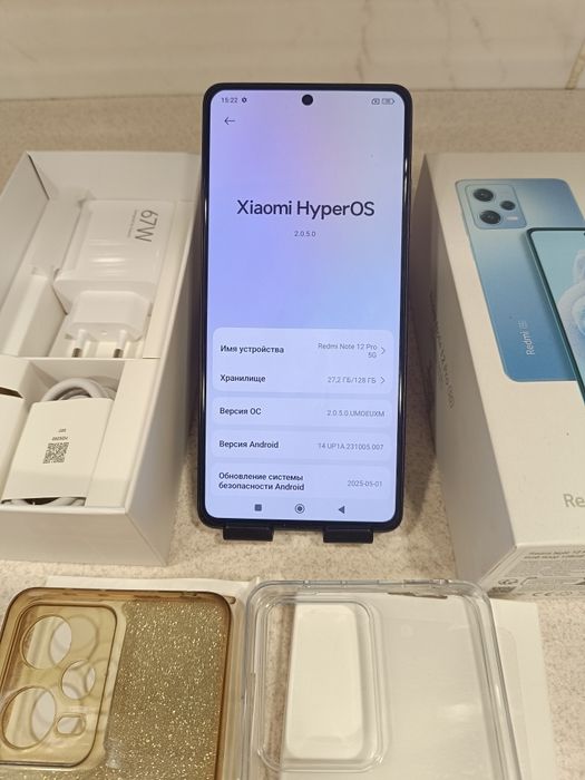 ИГРОВОЙ Xiaomi redmi note 12pro 5G, память 6+6-128гиг как новый.