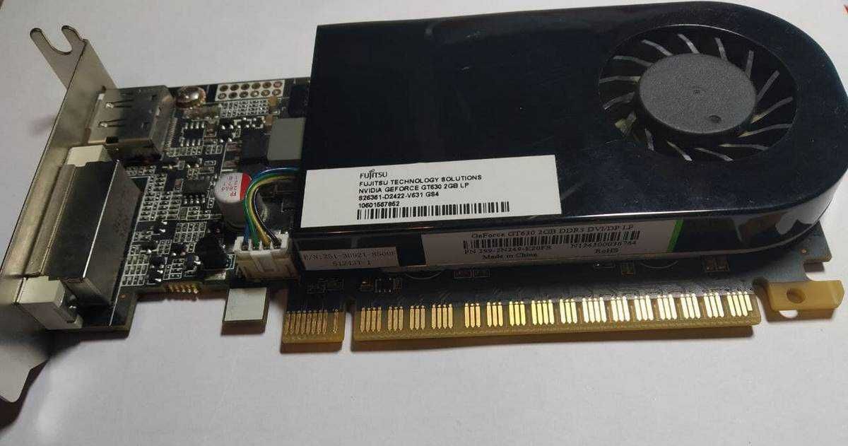 NVIDIA GeForce GT630 2Gb/128Bit/DDR3/LPr7-350 в идеале лот 10 штук
