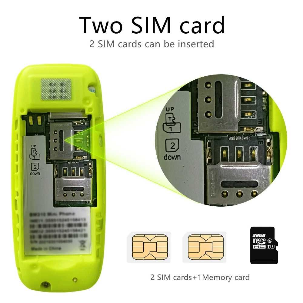 мини телефон кнопочный SERVO BM310 2 SIM