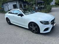 Mercedes-Benz Klasa E 195KM 4Matic Coupe AMG Automat Burmester Panorama FULLLED Salon Polska
