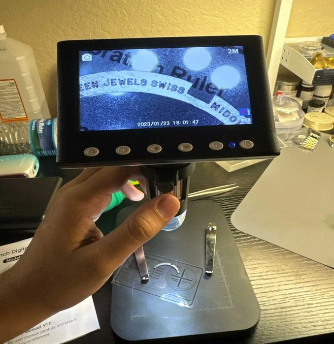 Цифровой микроскоп RIEVBCAU M7 4.3 для работы с мелкими деталями 1000X