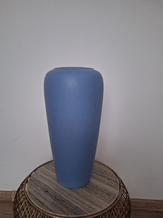 Duży niebieski wazon ozdoba dekoracja niemiecki