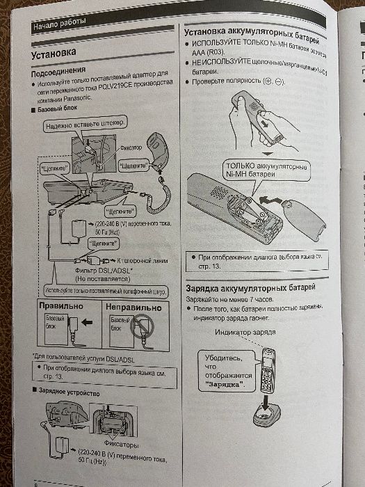 Цифровой беспроводной телефон с автоответчиком.