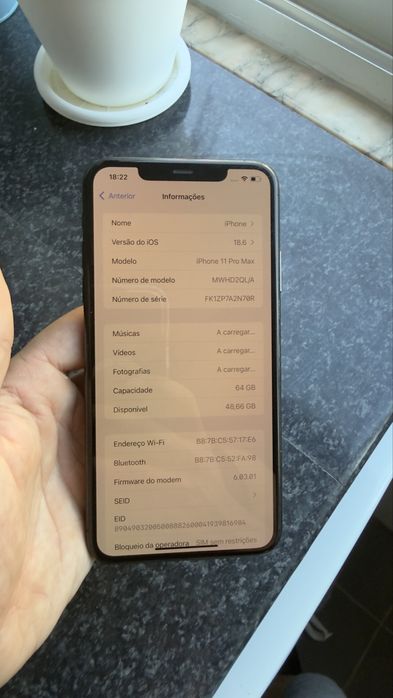 Vendo iPhone 11 Pro Max NOVO