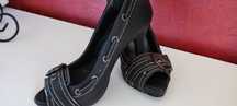 Buty -botki CCC r-37 obcas