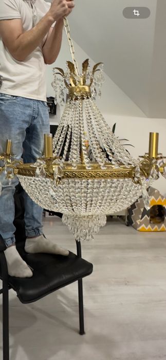 Кришталева люстра, Велика люстра , Люстра для залу