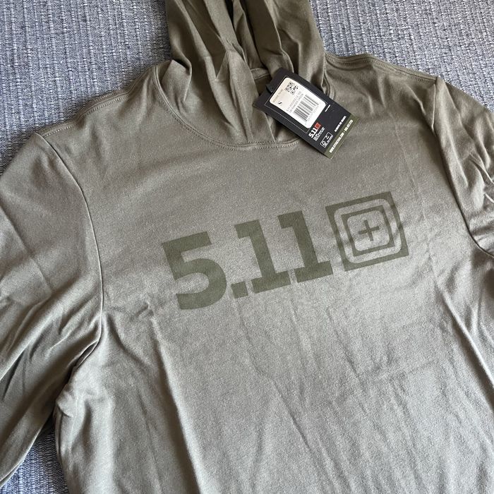 Кофта худі футболка 5.11 tactical HOODED LONG SLEEVE TEE розмір M
