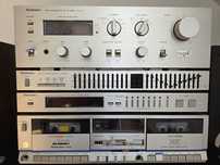 Wieża Technics Wzmacniacz SU-V2,Equalizer SH-8045,Deck RS-M222,SB-3030