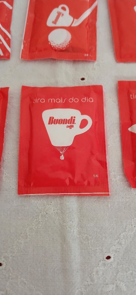 Pacotes de açúcar Buondi, série completa
