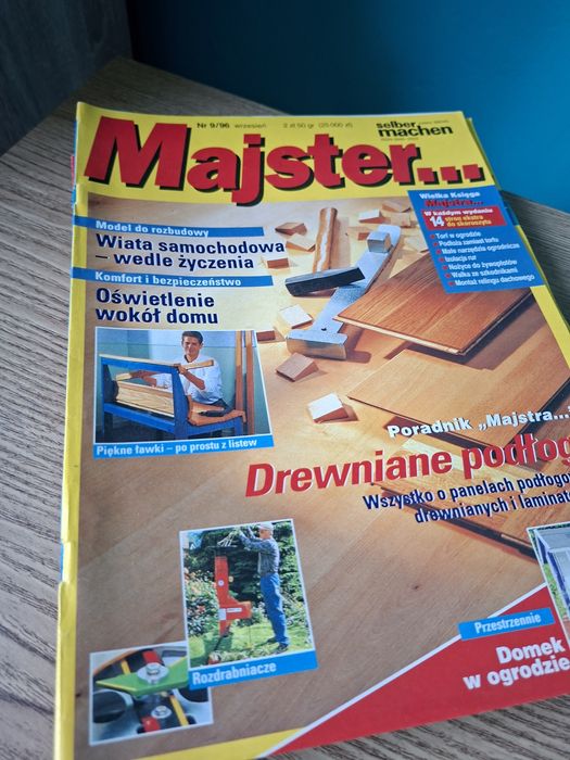 Zestawu starych czasopism Majster