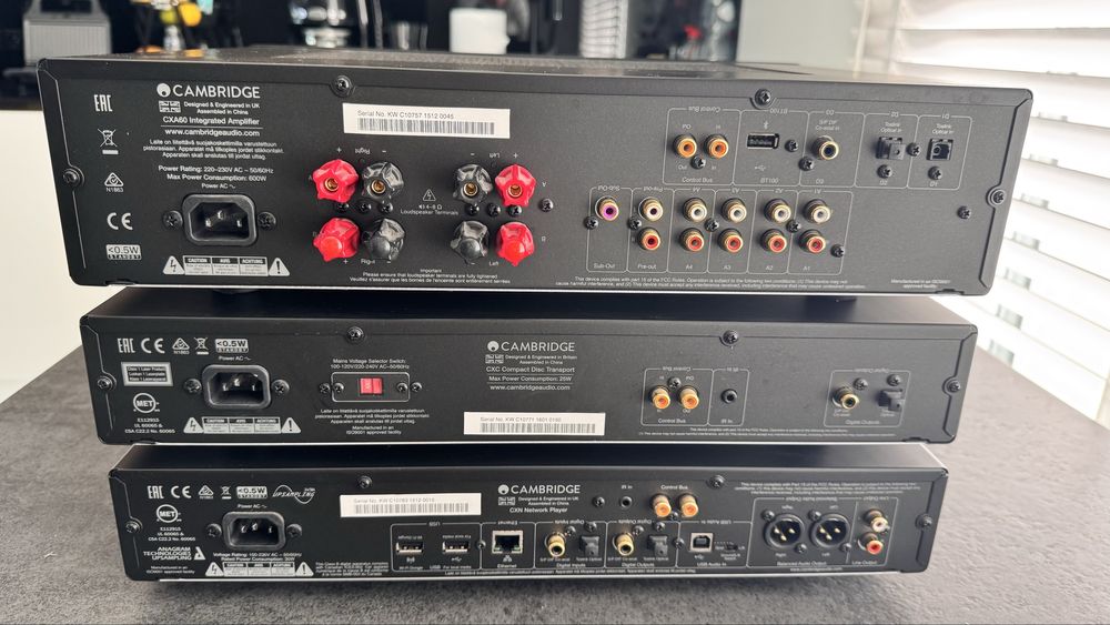 Zestaw audio Cambridge Audio CXA60 CXN CXC